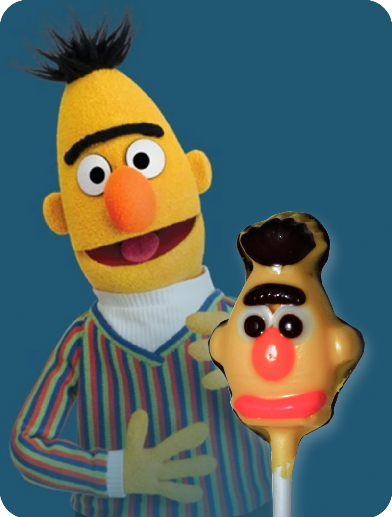 Bert (Sesame Street) - Cokelat Donat Lukis