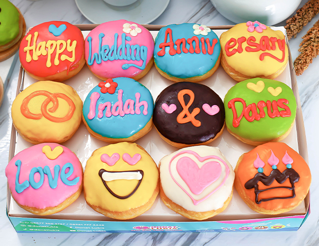 Donat Anniversary Reguler (1 Lusin)