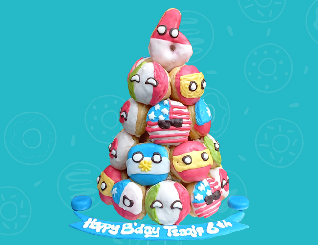 Donat Tower Country Ball Donat Tower Country Ball - Donat Lukis