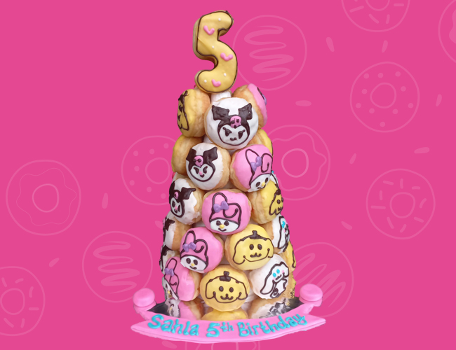 Donat Tower Kuromi Premium Donat Tower Kuromi Premium - Donat Lukis