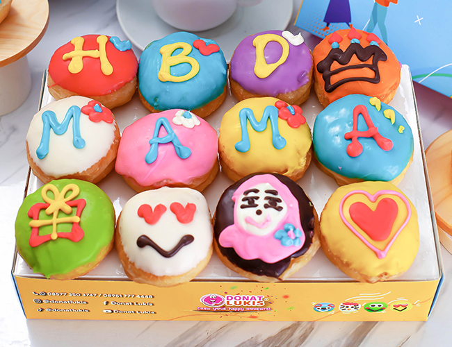 Donat Ulang Tahun (Mini) Donat Ulang Tahun (Mini) - Donat Lukis