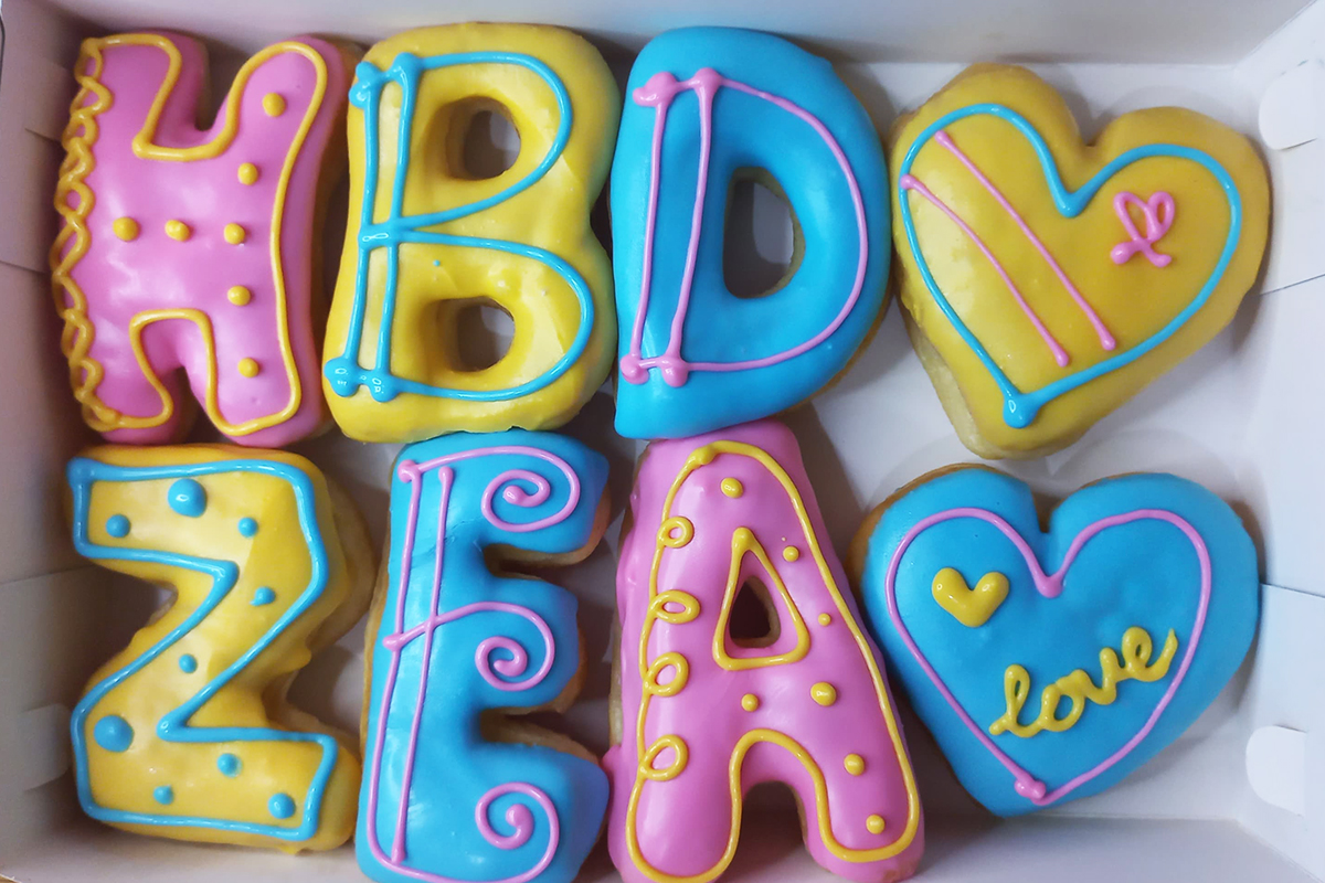 Donat Huruf HBD zea